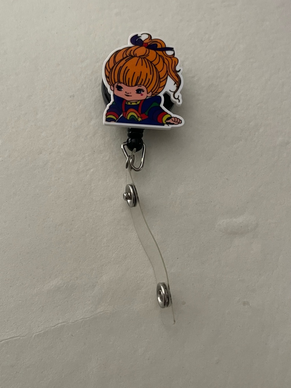 Rainbow Outfit Character Badge Reel - Orange Hair